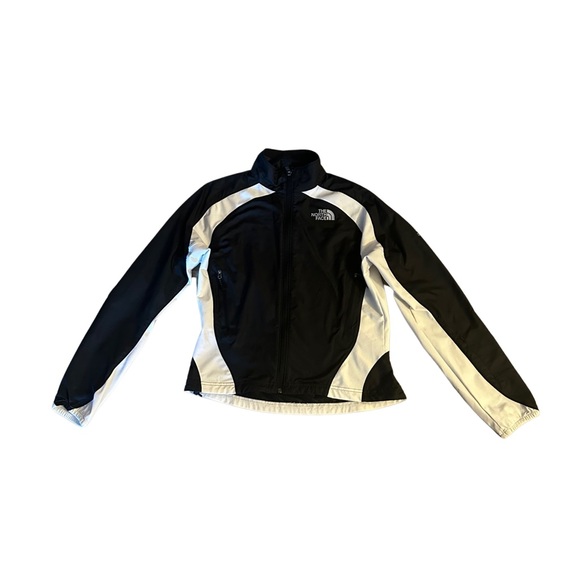North face flight series women’s zip up rain coat black white size small - Picture 1 of 6